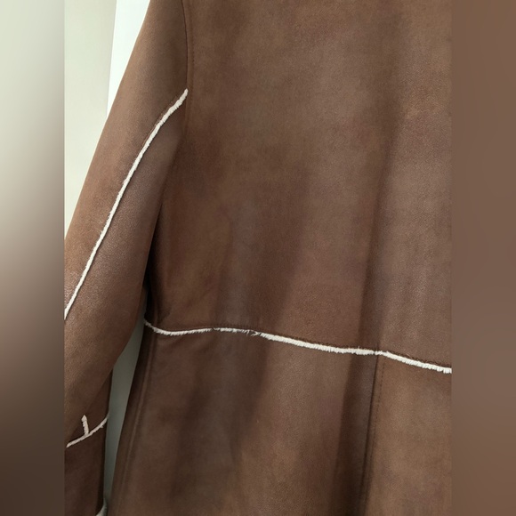 Athleta Brown and Cream Women's Jacket medium - Picture 9 of 13